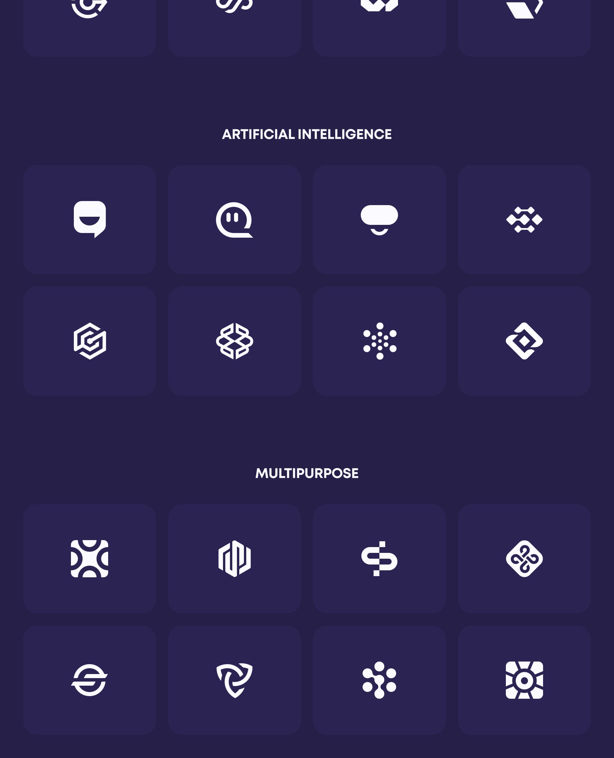 72款现代食品教育游戏人工智能多类别Icon徽标图标矢量logo图形设计套装Abstract Logo Pack 图标素材 第4张-素材湾丨精选海外优质设计素材资源 72款现代食品教育游戏人工智能多类别Icon徽标图标矢量logo图形设计套装Abstract Logo Pack 图标素材 sucaiwan.com