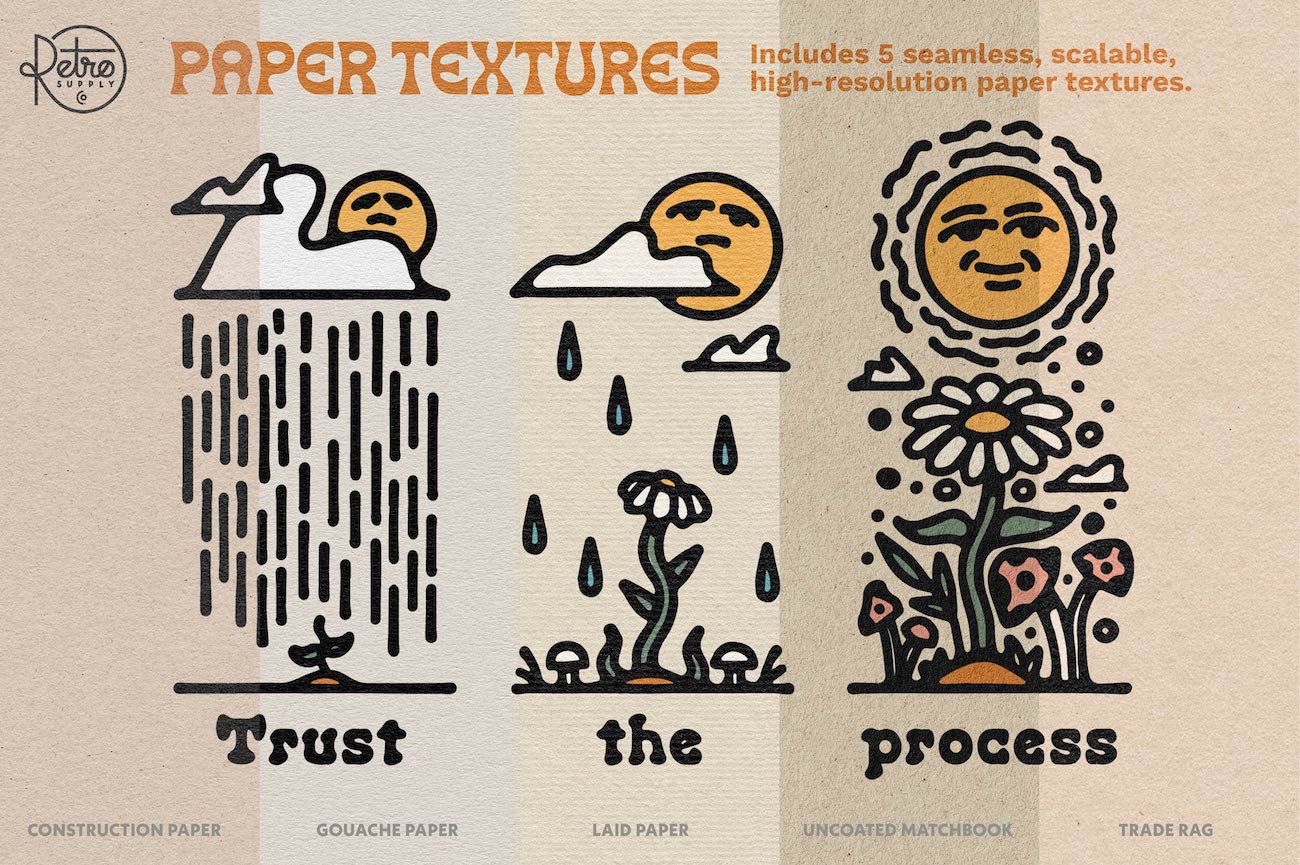 20款复古70年代半调波点颗粒铅笔纸张肌理Procreate画笔预设绘画套装RSCO Boring Friends Starter Pack for Procreate , 第3张-素材湾丨精选海外优质设计素材资源 20款复古70年代半调波点颗粒铅笔纸张肌理Procreate画笔预设绘画套装RSCO Boring Friends Starter Pack for Procreate , sucaiwan.com