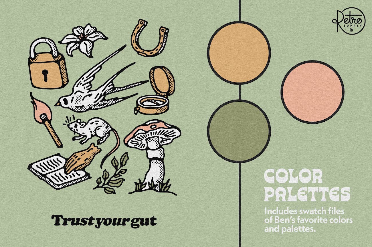 20款复古70年代半调波点颗粒铅笔纸张肌理Procreate画笔预设绘画套装RSCO Boring Friends Starter Pack for Procreate , 第5张-素材湾丨精选海外优质设计素材资源 20款复古70年代半调波点颗粒铅笔纸张肌理Procreate画笔预设绘画套装RSCO Boring Friends Starter Pack for Procreate , sucaiwan.com