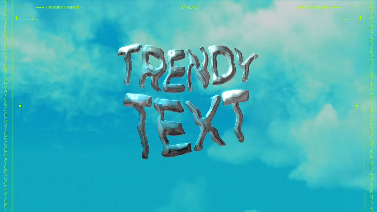 未来科幻3D立体流体液体金属镀铬透明玻璃视频标题logo徽标特效AE模板Liquid State Titles 影视音频 sucaiwan.com