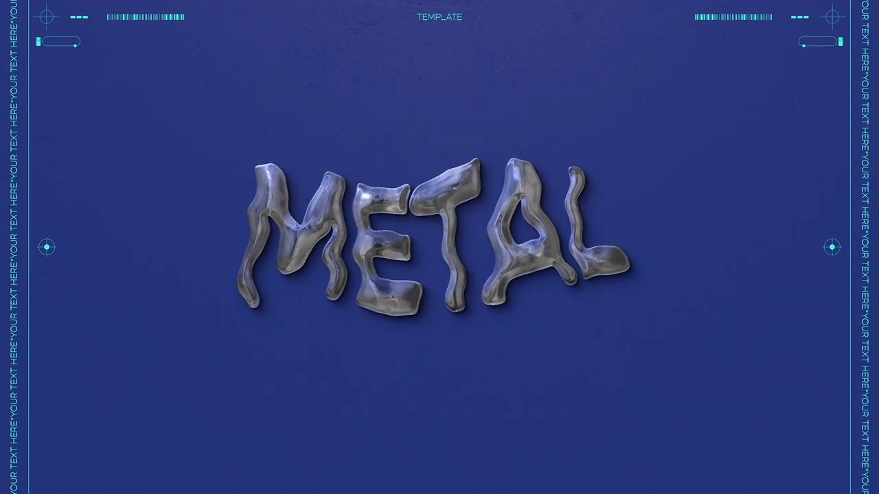 未来科幻3D立体流体液体金属镀铬透明玻璃视频标题logo徽标特效AE模板Liquid State Titles 影视音频 sucaiwan.com