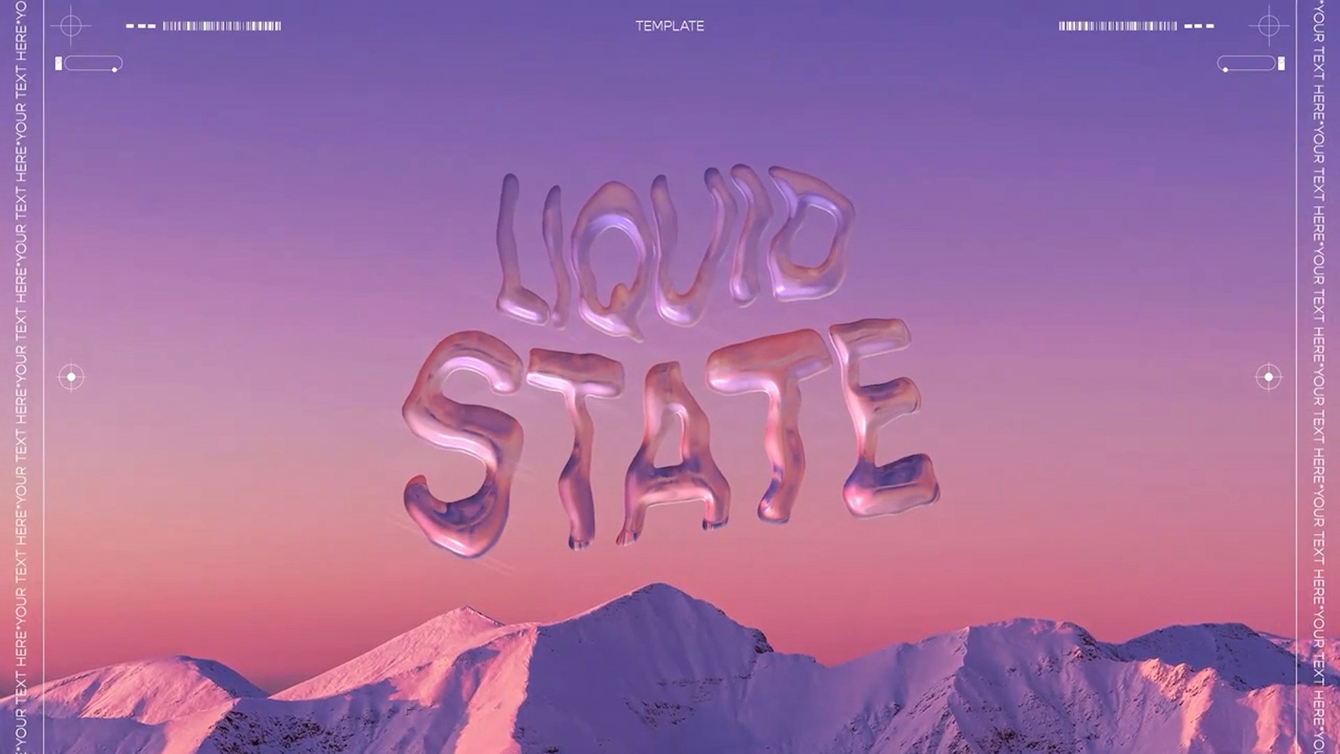 未来科幻3D立体流体液体金属镀铬透明玻璃视频标题logo徽标特效AE模板Liquid State Titles 影视音频 sucaiwan.com