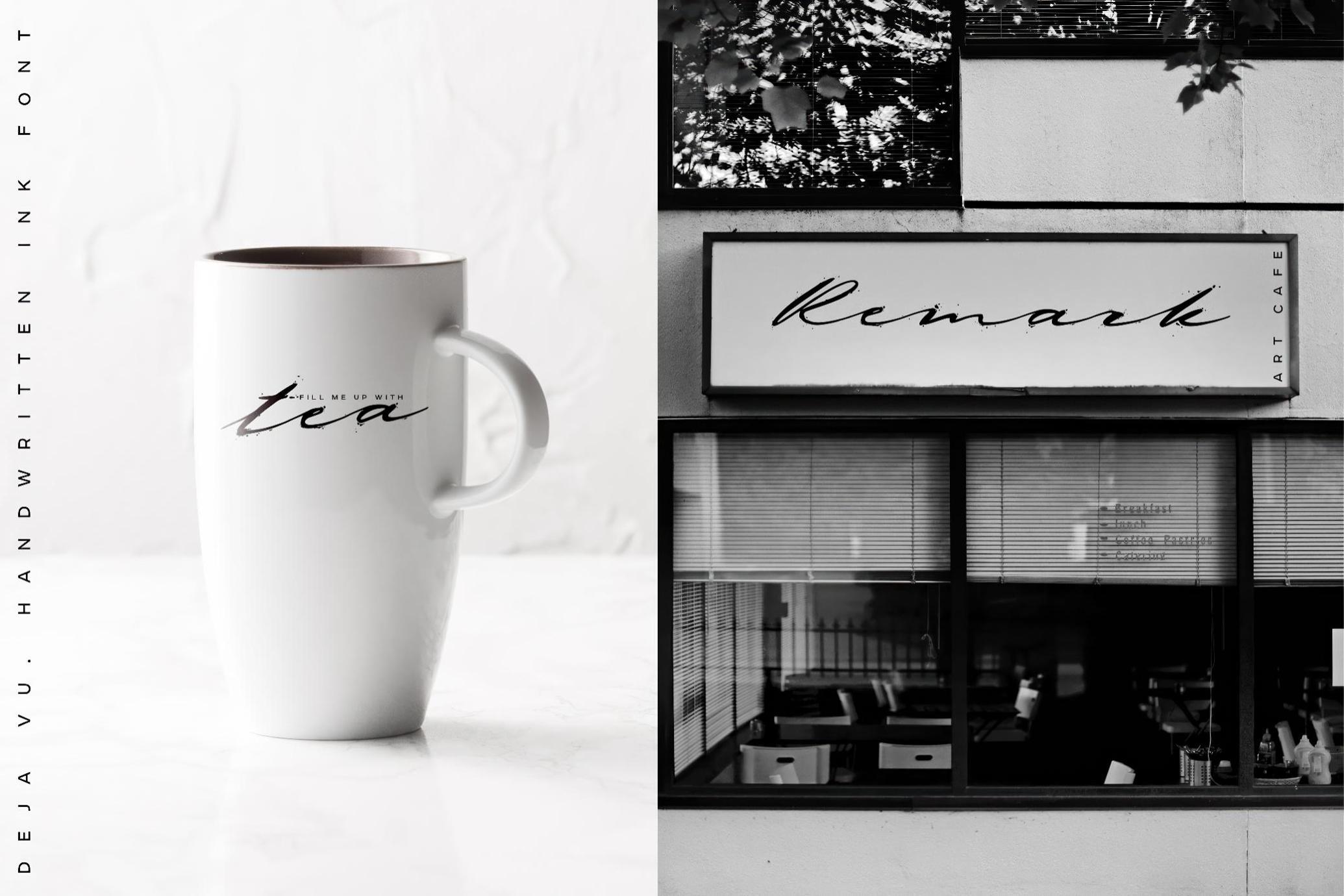 复古艺术羽毛墨水飞溅标题排版手写西文英文字体Deja-Vu — Handwritten Ink Font , 第8张-素材湾丨精选海外优质设计素材资源 复古艺术羽毛墨水飞溅标题排版手写西文英文字体Deja-Vu — Handwritten Ink Font , sucaiwan.com