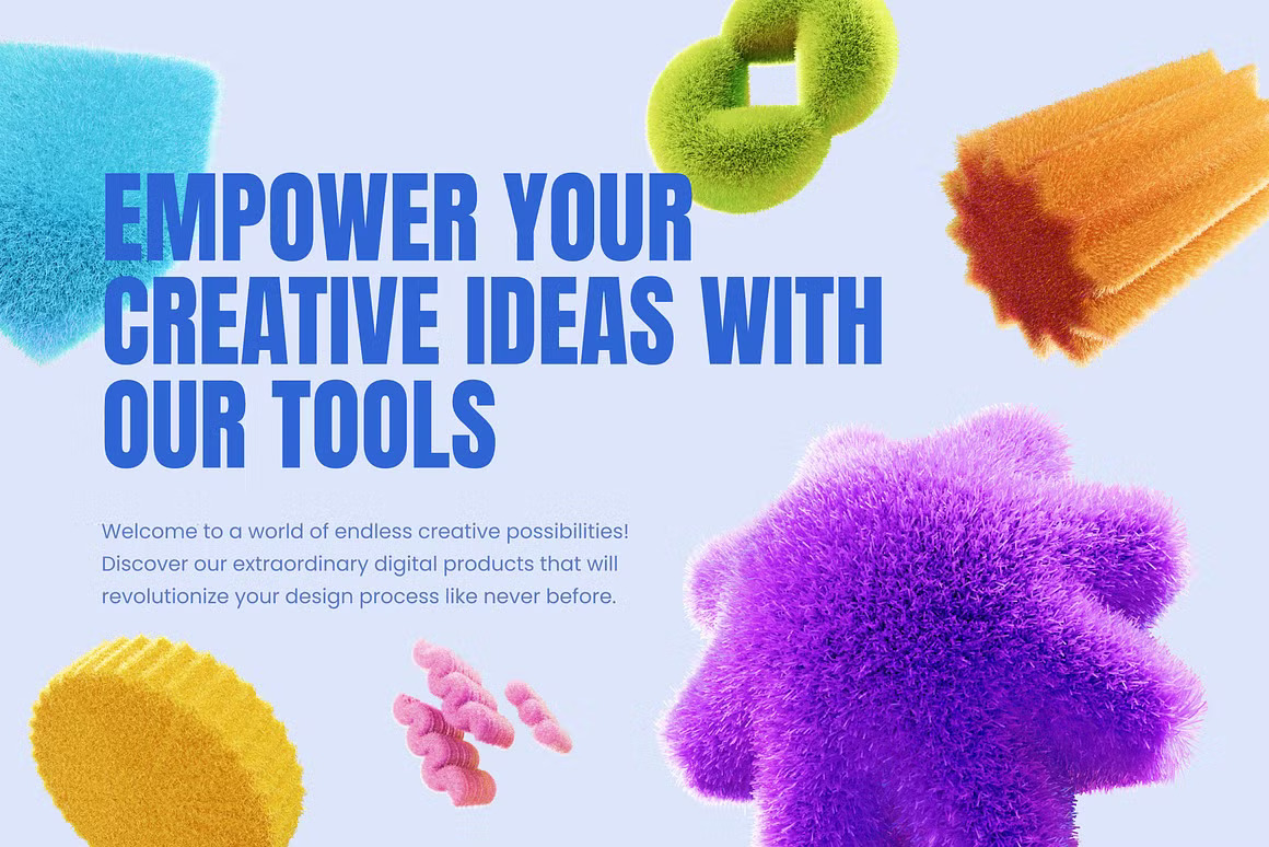 150+3D趣味多彩毛绒蓬松抽象几何艺术不规则图形PNG免扣插画插图设计套装 Fluffy 3D illustrations , 第3张-素材湾丨精选海外优质设计素材资源 150+3D趣味多彩毛绒蓬松抽象几何艺术不规则图形PNG免扣插画插图设计套装 Fluffy 3D illustrations , sucaiwan.com