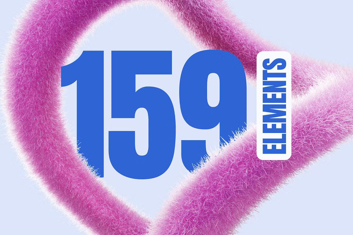 150+3D趣味多彩毛绒蓬松抽象几何艺术不规则图形PNG免扣插画插图设计套装 Fluffy 3D illustrations , 第7张-素材湾丨精选海外优质设计素材资源 150+3D趣味多彩毛绒蓬松抽象几何艺术不规则图形PNG免扣插画插图设计套装 Fluffy 3D illustrations , sucaiwan.com