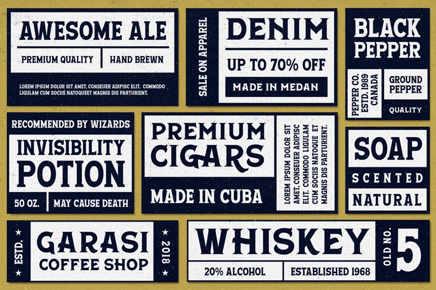 复古维多利亚时代蒸汽朋克标题排版logo衬线西文英文字体Aerohate Typeface & Extras , 第3张-素材湾丨精选海外优质设计素材资源 复古维多利亚时代蒸汽朋克标题排版logo衬线西文英文字体Aerohate Typeface & Extras , sucaiwan.com