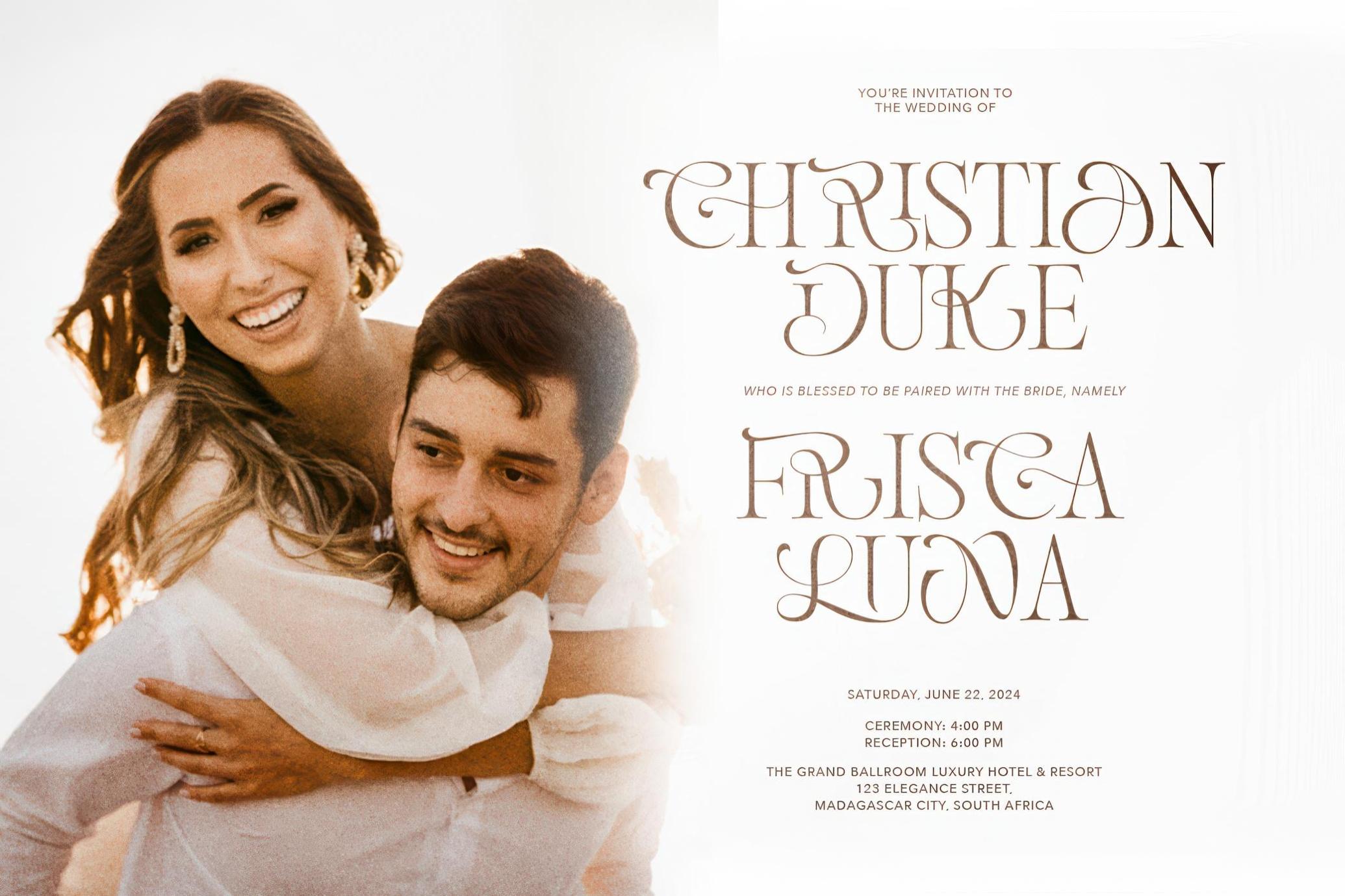 经典优雅奢华大写婚礼请柬logo标题设计PSAI衬线英文字体安装包Luxury Charm — Modern Ligature Font 设计素材 sucaiwan.com