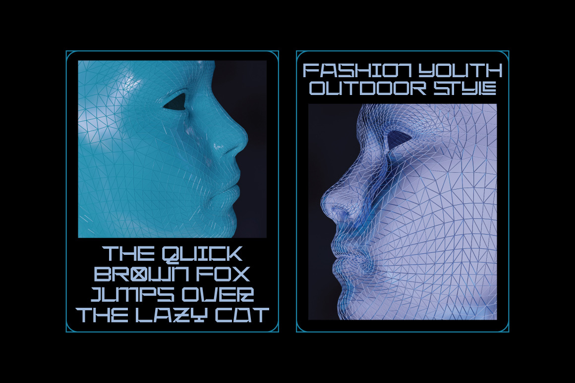 时尚赛博朋克杂志海报徽标设计装饰英文字体安装包 Klase – Cyberpunk Font 设计素材 第5张-素材湾丨精选海外优质设计素材资源 时尚赛博朋克杂志海报徽标设计装饰英文字体安装包 Klase – Cyberpunk Font 设计素材 sucaiwan.com