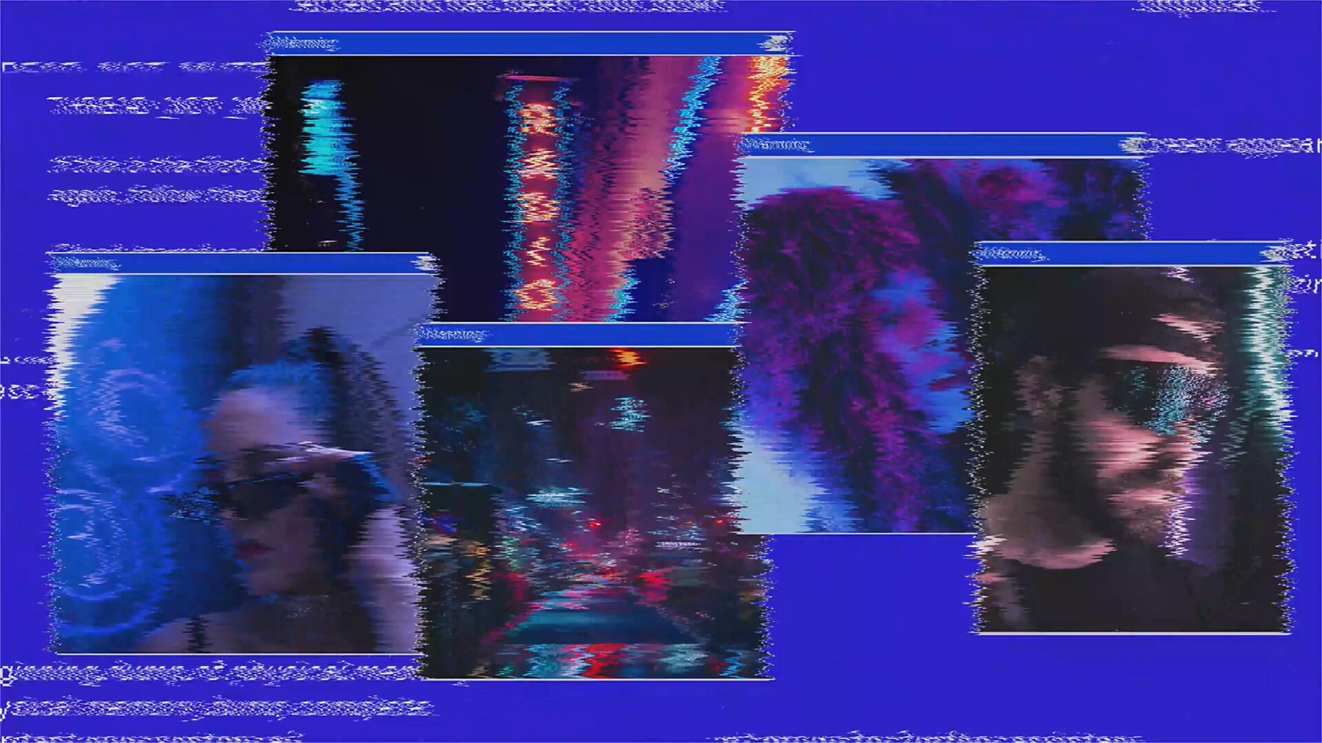 PR模板：复古美学WIN95旧计算机窗口进度条提示页弹窗文字闪烁效果开场片头 , sucaiwan.com