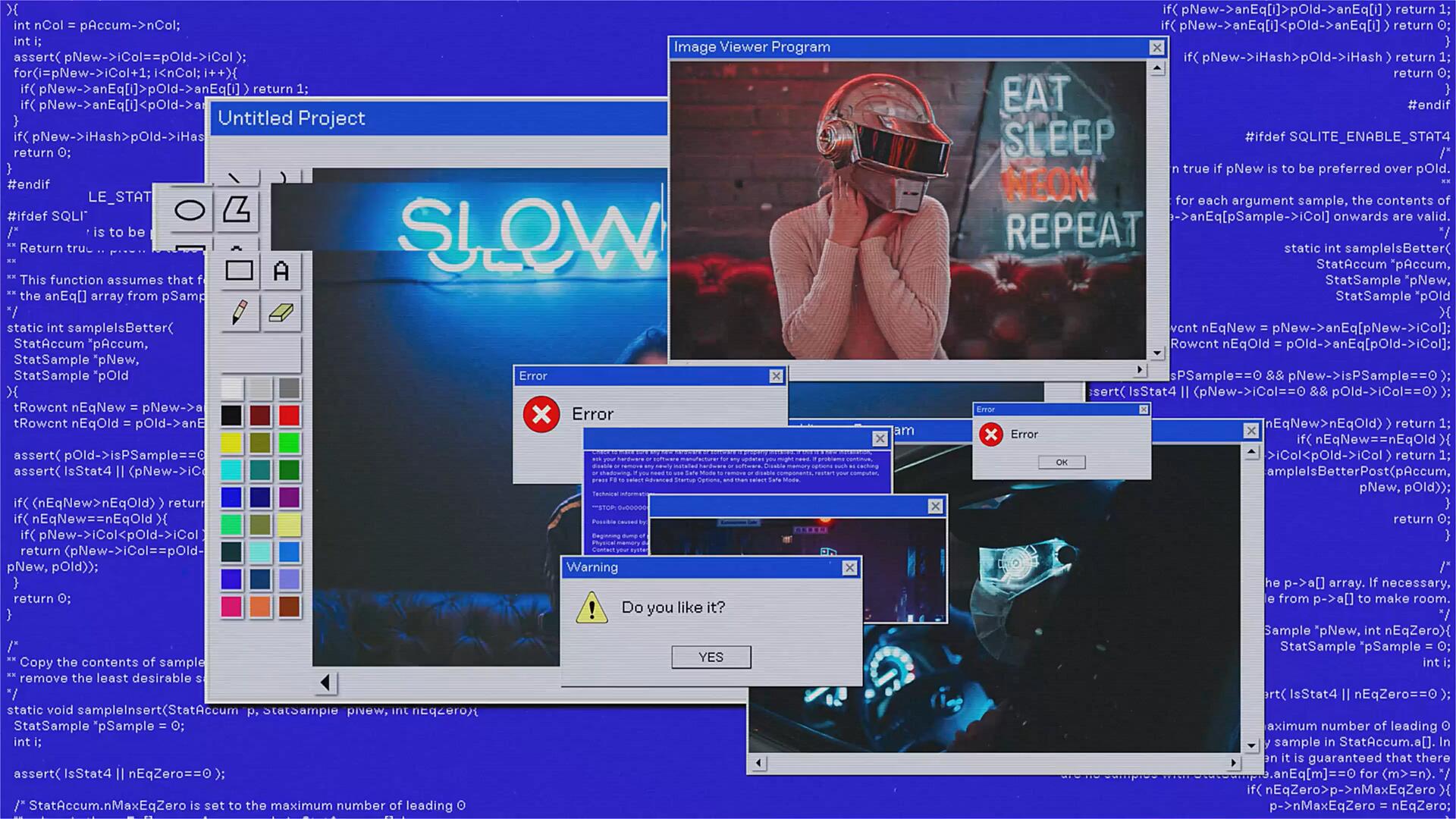 PR模板：复古美学WIN95旧计算机窗口进度条提示页弹窗文字闪烁效果开场片头 , sucaiwan.com