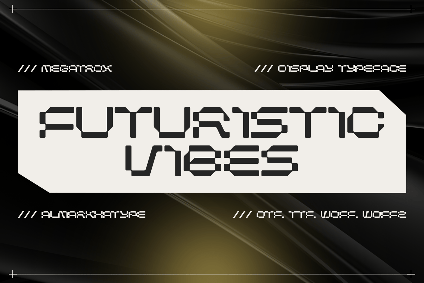 未来科幻机甲品牌电影海报徽标设计无衬线英文字体安装包 Megatrox – Mecha Font 设计素材 第2张-素材湾丨精选海外优质设计素材资源 未来科幻机甲品牌电影海报徽标设计无衬线英文字体安装包 Megatrox – Mecha Font 设计素材 sucaiwan.com