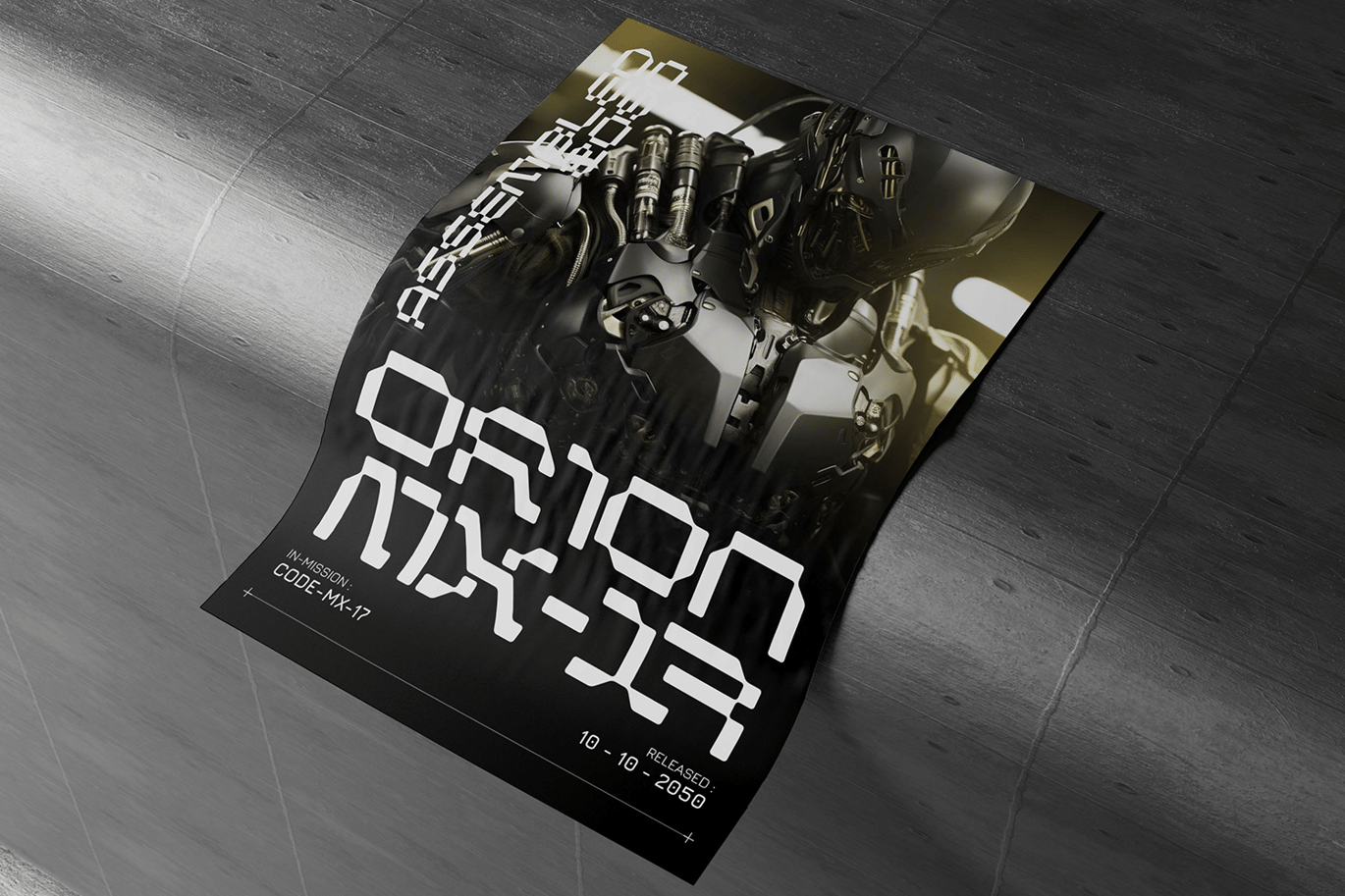 未来科幻机甲品牌电影海报徽标设计无衬线英文字体安装包 Megatrox – Mecha Font 设计素材 第8张-素材湾丨精选海外优质设计素材资源 未来科幻机甲品牌电影海报徽标设计无衬线英文字体安装包 Megatrox – Mecha Font 设计素材 sucaiwan.com