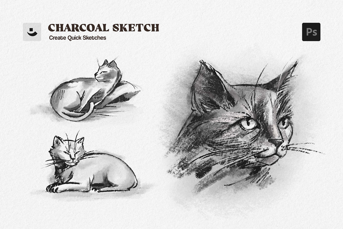 木炭笔粉笔素描纹理效果PS笔刷 Charcoal Sketch Photoshop Brushes 笔刷资源 第4张-素材湾丨精选海外优质设计素材资源 木炭笔粉笔素描纹理效果PS笔刷 Charcoal Sketch Photoshop Brushes 笔刷资源 sucaiwan.com