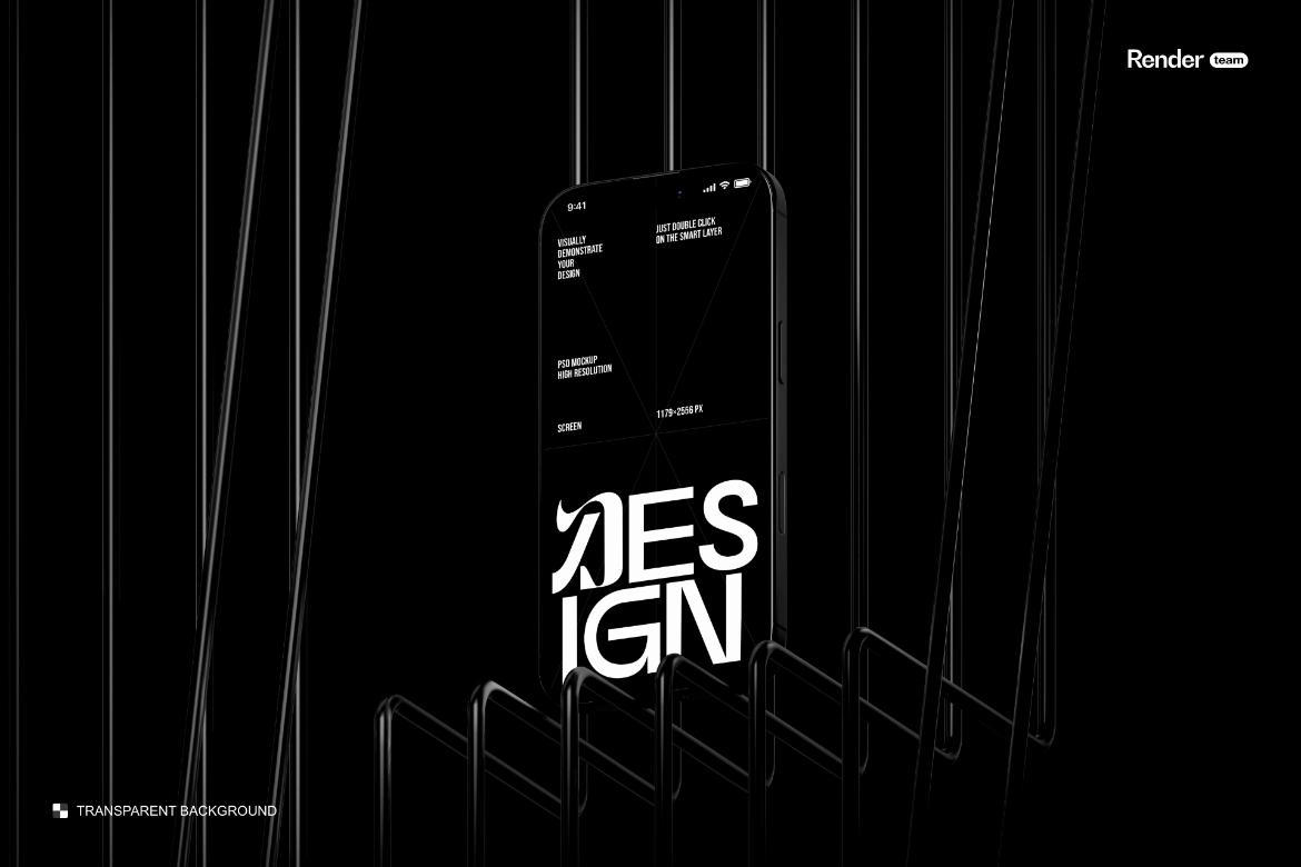 3款暗黑系工业风UI界面设计苹果iPhone 16 Pro展示效果图PS贴图样机模板iPhone 16 Pro Mockup Set 样机素材 第2张-素材湾丨精选海外优质设计素材资源 3款暗黑系工业风UI界面设计苹果iPhone 16 Pro展示效果图PS贴图样机模板iPhone 16 Pro Mockup Set 样机素材 sucaiwan.com