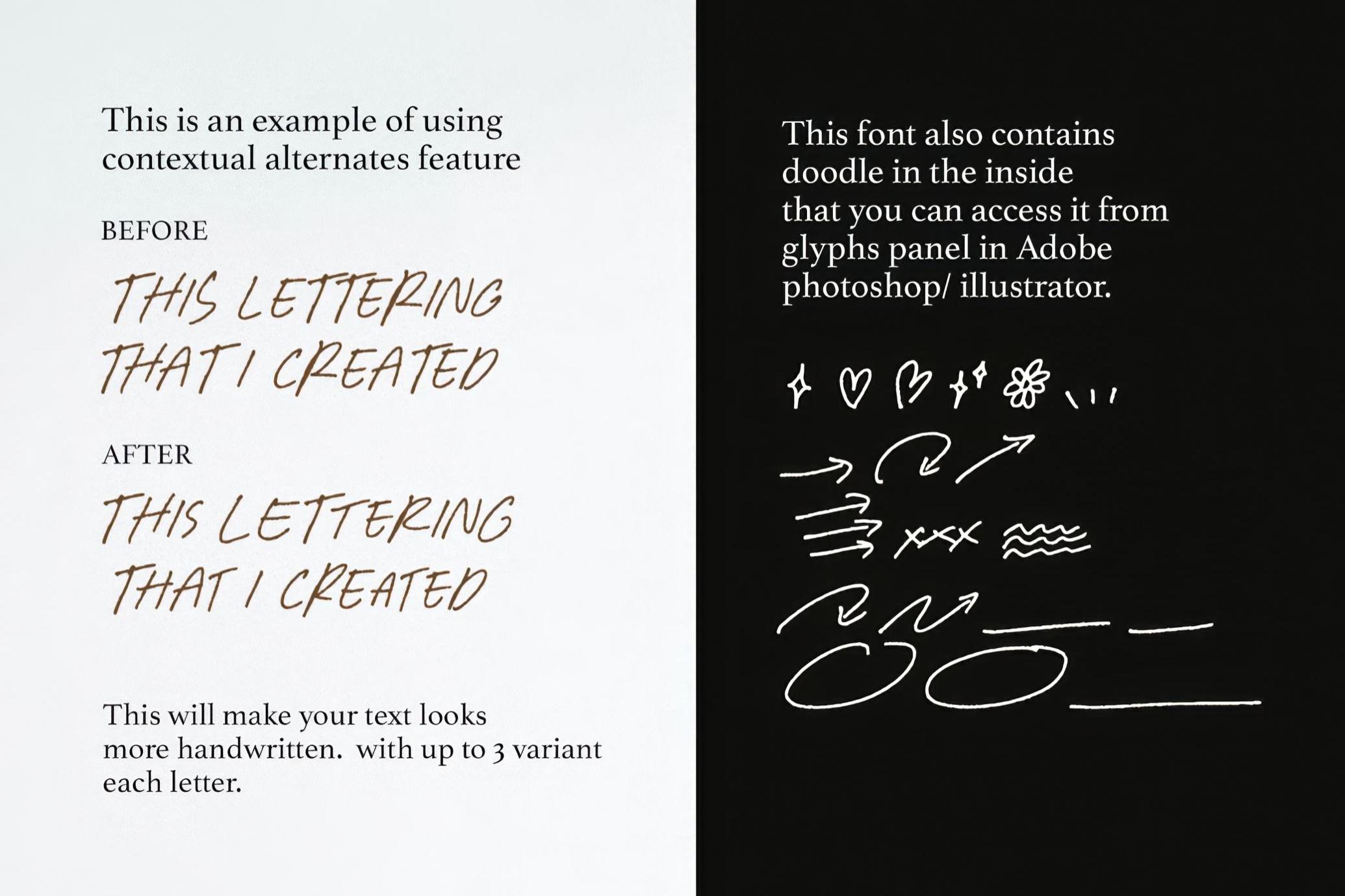 英文字体：复古趣味温暖真实俏皮全大写手写排版装饰字体 Fresh Concept — All-Caps Handwritten Font 设计素材 sucaiwan.com