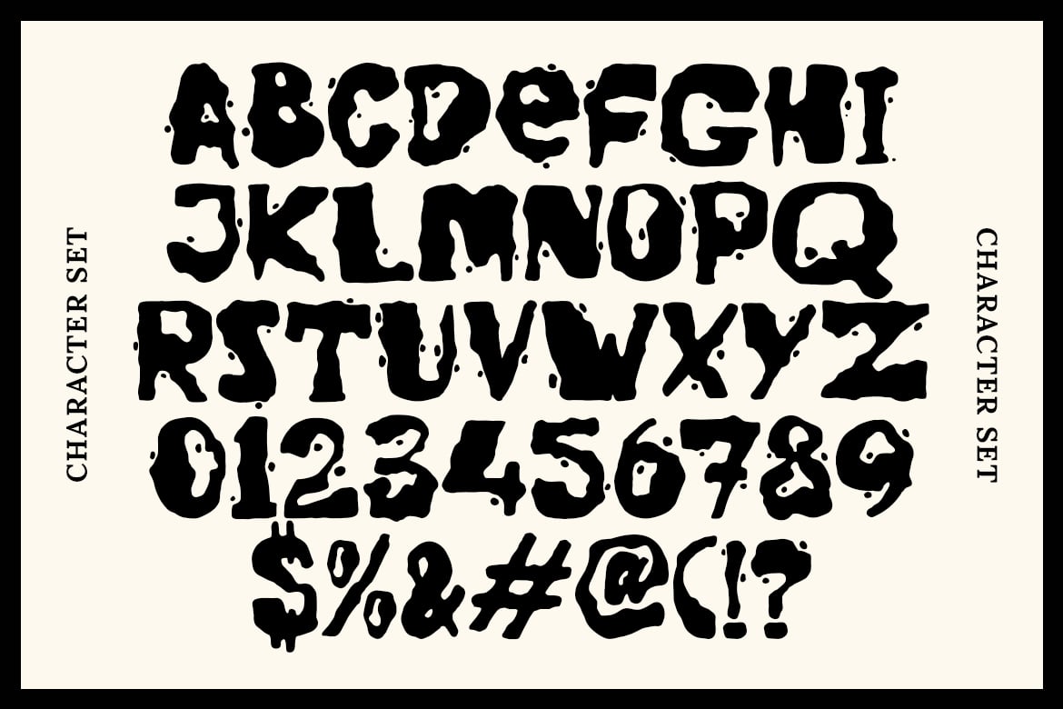 英文字体：大胆活力多巴胺美感手绘俏皮粗笔圆点笔触设计字体 Groovy Dopamine , sucaiwan.com