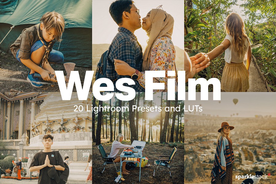 20款电影质感复古怀旧照片视频色彩分级调色LR/LUT预设素材20 Wes Film Lightroom Presets and LUTs 插件预设 第1张-素材湾丨精选海外优质设计素材资源 20款电影质感复古怀旧照片视频色彩分级调色LR/LUT预设素材20 Wes Film Lightroom Presets and LUTs 插件预设 sucaiwan.com