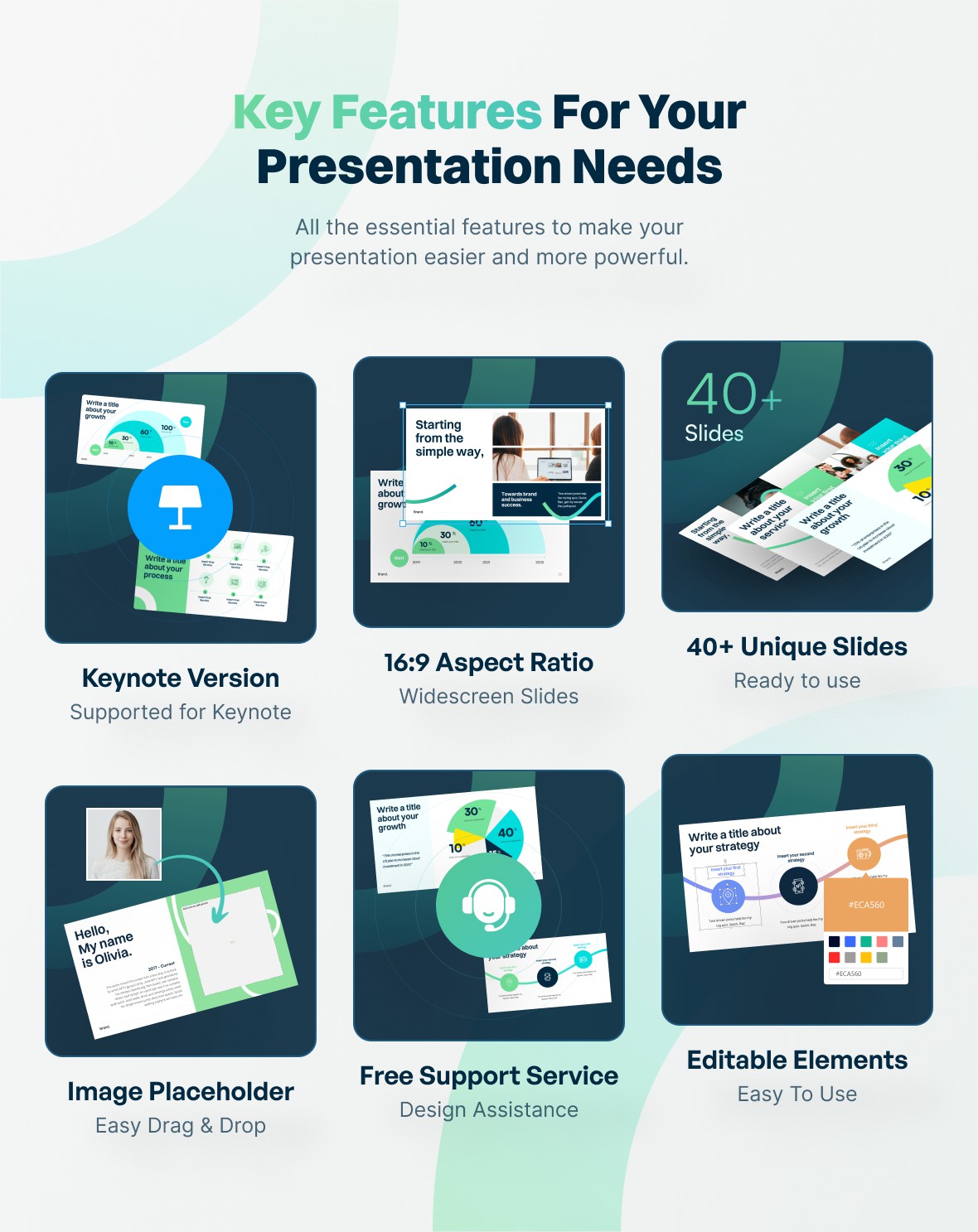 40+创意公司介绍企业业务项目策划提案演示文稿设计Keynote模板素材 Brandly – Business Marketing Keynote Presentation Template 幻灯图表 sucaiwan.com