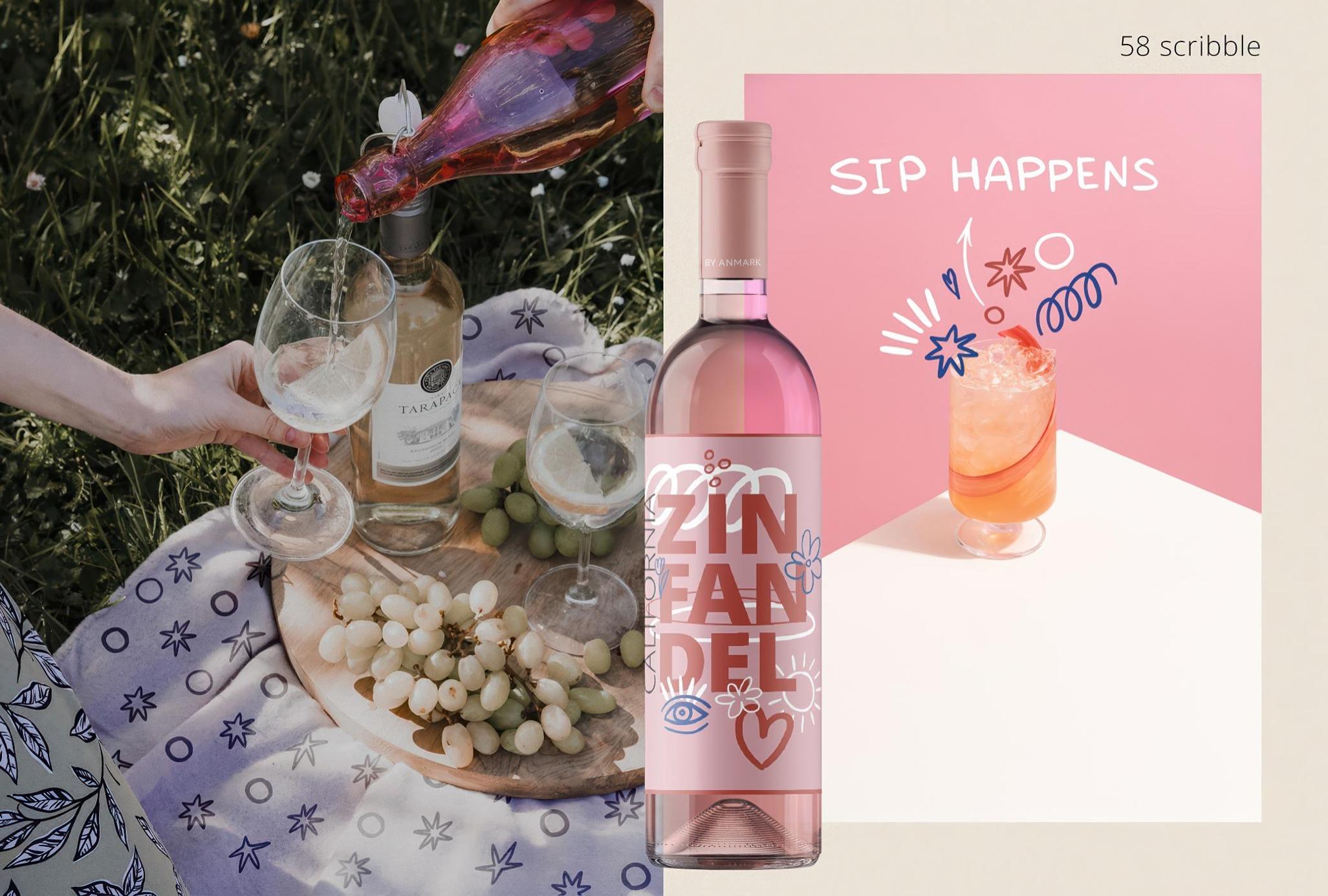 350款创意涂鸦风格手绘线条拼贴剪贴画葡萄酒红酒标签菜单设计AI/PNG格式素材Winetastic. Collage & Illustrations 图片素材 第8张-素材湾丨精选海外优质设计素材资源 350款创意涂鸦风格手绘线条拼贴剪贴画葡萄酒红酒标签菜单设计AI/PNG格式素材Winetastic. Collage & Illustrations 图片素材 sucaiwan.com