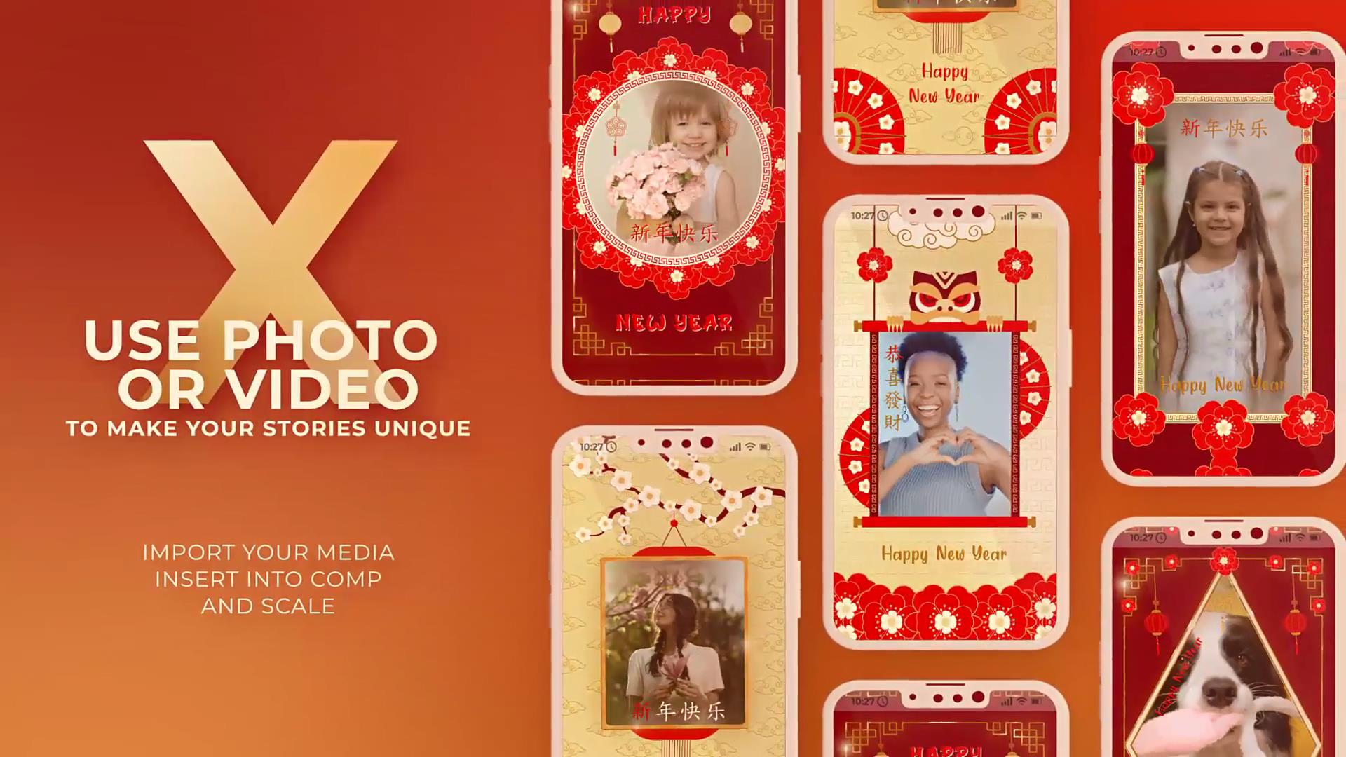 AE模板 2025中国农历新年蛇年促销祝福动态海报设计素材Chinese New Year Snake Stories 影视音频 第6张-素材湾丨精选海外优质设计素材资源 AE模板 2025中国农历新年蛇年促销祝福动态海报设计素材Chinese New Year Snake Stories 影视音频 sucaiwan.com