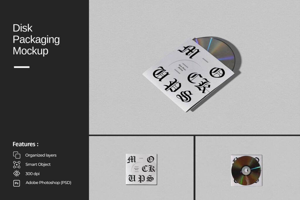 3款极简唱片CD音乐专辑包装设计展示PSD样机Disc Packaging Mockup , 第1张-素材湾丨精选海外优质设计素材资源 3款极简唱片CD音乐专辑包装设计展示PSD样机Disc Packaging Mockup , sucaiwan.com