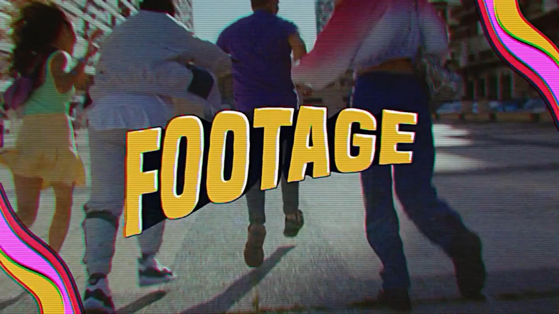 FCPX插件：复古趣味感彩色文字标题背景叠加层全屏排版场景动画 , sucaiwan.com