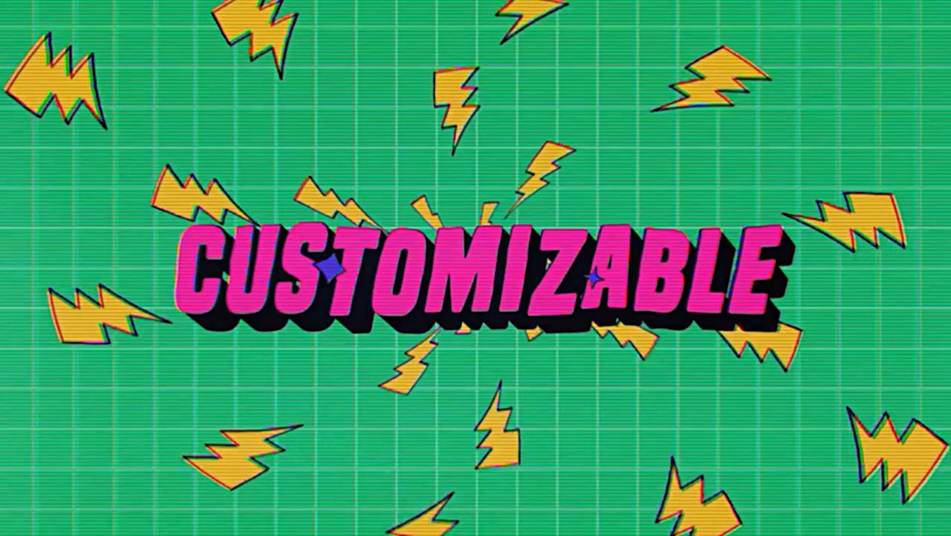 FCPX插件：复古趣味感彩色文字标题背景叠加层全屏排版场景动画 , sucaiwan.com