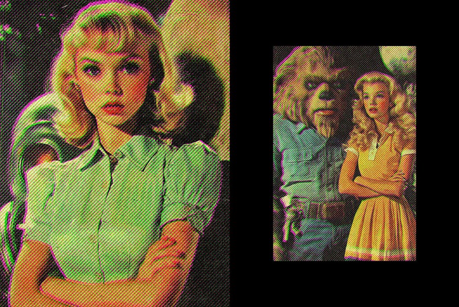 复古半色调riso打印复印照片效果ps特效滤镜样机 Extreme Halftone Design Effect 插件预设 第5张-素材湾丨精选海外优质设计素材资源 复古半色调riso打印复印照片效果ps特效滤镜样机 Extreme Halftone Design Effect 插件预设 sucaiwan.com