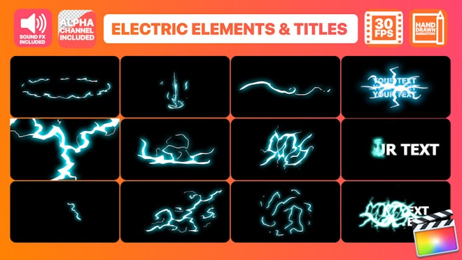 FCPX插件:200多个抽象趣味2D手绘烟雾、闪电、火焰、液体、卡通涂鸦元素背景转场 , 第6张-素材湾丨精选海外优质设计素材资源 FCPX插件:200多个抽象趣味2D手绘烟雾、闪电、火焰、液体、卡通涂鸦元素背景转场 , sucaiwan.com