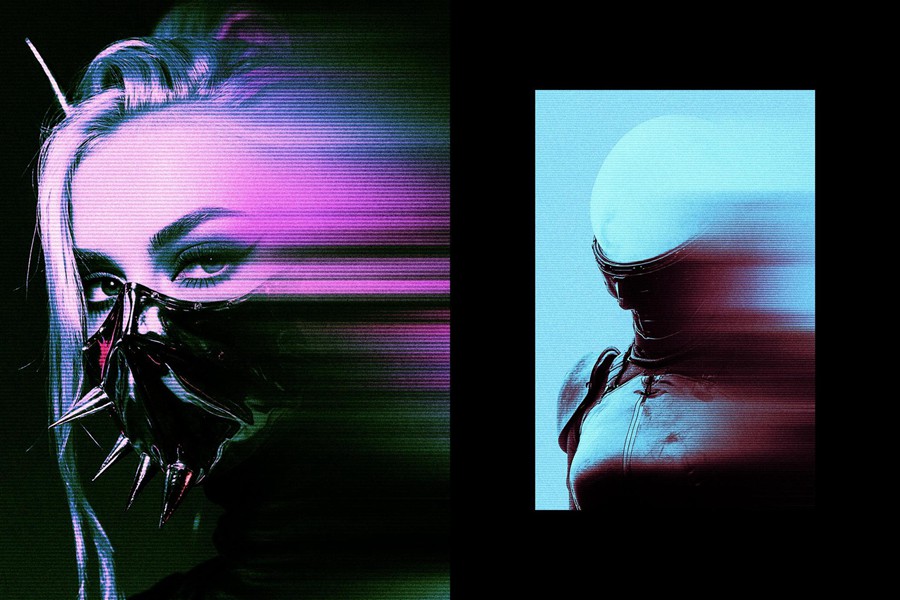 复古未来主义颗粒噪点霓虹灯光运动模糊图片叠加PSD特效样机Neon Blur Photo Effect , 第6张-素材湾丨精选海外优质设计素材资源 复古未来主义颗粒噪点霓虹灯光运动模糊图片叠加PSD特效样机Neon Blur Photo Effect , sucaiwan.com