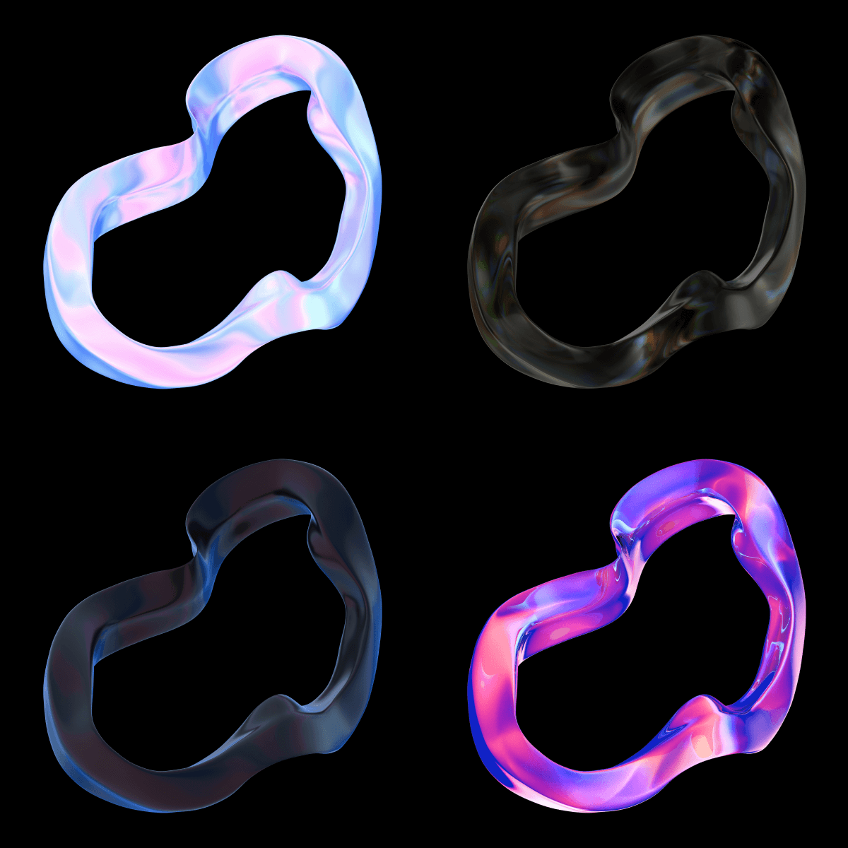 80款3D超现实主义抽象曲线流体丝带液体PNG免扣元素图片设计套装Holographic abstract 3d backgrounds , 第21张-素材湾丨精选海外优质设计素材资源 80款3D超现实主义抽象曲线流体丝带液体PNG免扣元素图片设计套装Holographic abstract 3d backgrounds , sucaiwan.com