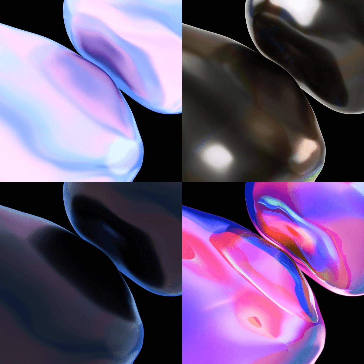 80款3D超现实主义抽象曲线流体丝带液体PNG免扣元素图片设计套装Holographic abstract 3d backgrounds , 第25张-素材湾丨精选海外优质设计素材资源 80款3D超现实主义抽象曲线流体丝带液体PNG免扣元素图片设计套装Holographic abstract 3d backgrounds , sucaiwan.com