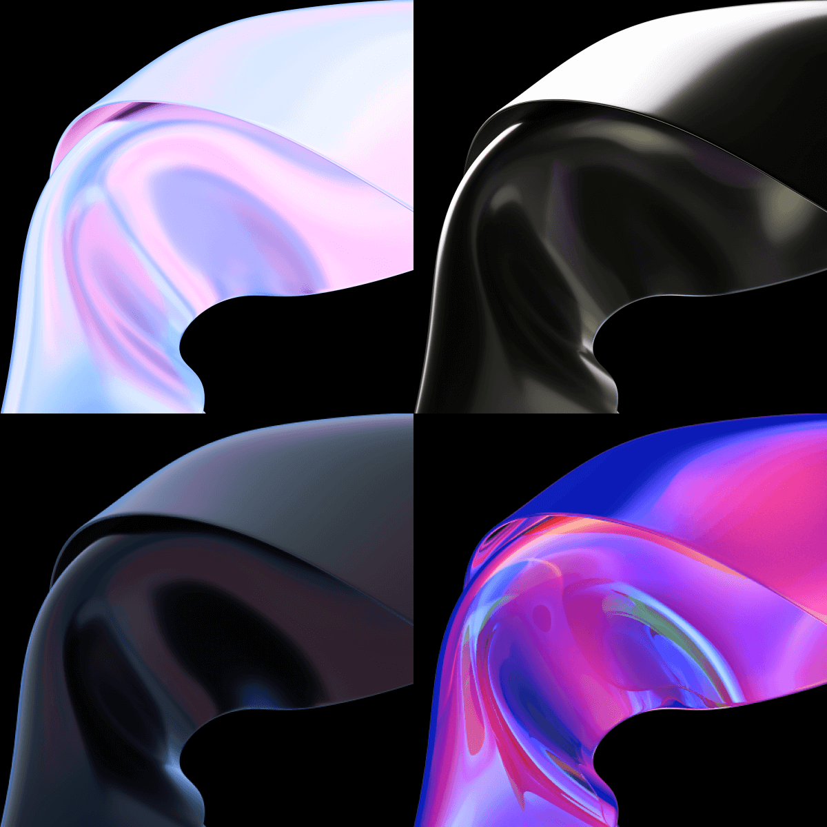 80款3D超现实主义抽象曲线流体丝带液体PNG免扣元素图片设计套装Holographic abstract 3d backgrounds , 第26张-素材湾丨精选海外优质设计素材资源 80款3D超现实主义抽象曲线流体丝带液体PNG免扣元素图片设计套装Holographic abstract 3d backgrounds , sucaiwan.com