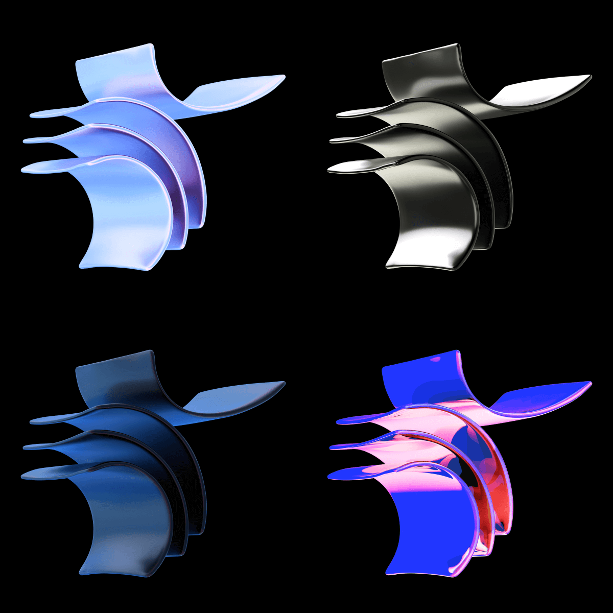 80款3D超现实主义抽象曲线流体丝带液体PNG免扣元素图片设计套装Holographic abstract 3d backgrounds , 第29张-素材湾丨精选海外优质设计素材资源 80款3D超现实主义抽象曲线流体丝带液体PNG免扣元素图片设计套装Holographic abstract 3d backgrounds , sucaiwan.com