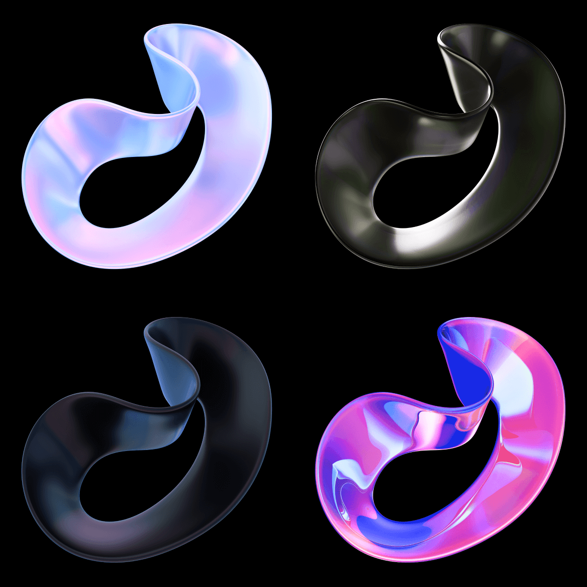 80款3D超现实主义抽象曲线流体丝带液体PNG免扣元素图片设计套装Holographic abstract 3d backgrounds , 第30张-素材湾丨精选海外优质设计素材资源 80款3D超现实主义抽象曲线流体丝带液体PNG免扣元素图片设计套装Holographic abstract 3d backgrounds , sucaiwan.com