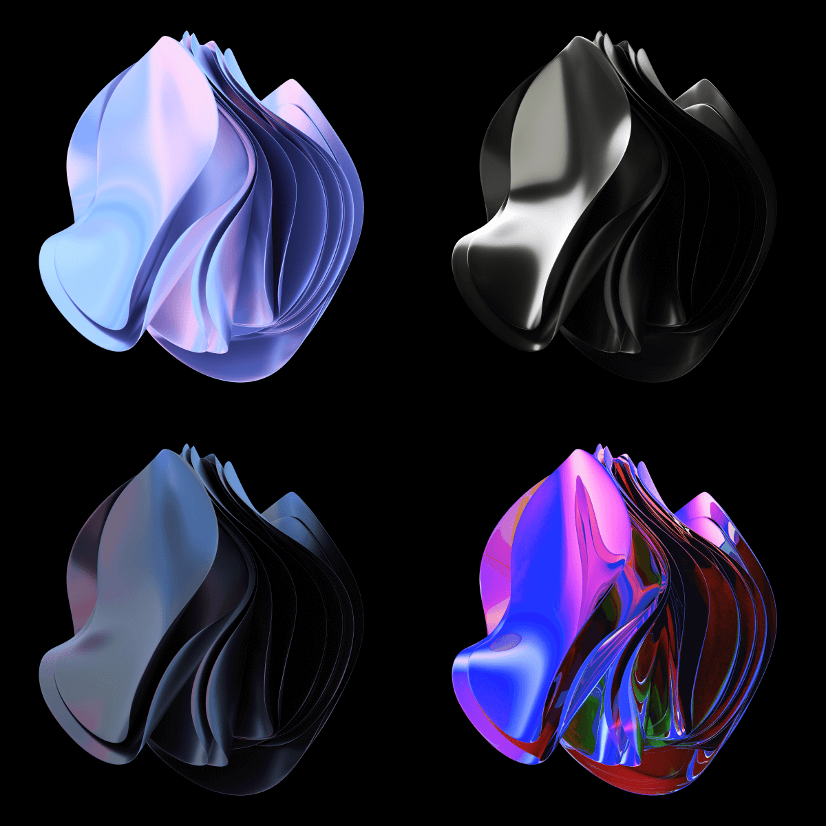 80款3D超现实主义抽象曲线流体丝带液体PNG免扣元素图片设计套装Holographic abstract 3d backgrounds , 第33张-素材湾丨精选海外优质设计素材资源 80款3D超现实主义抽象曲线流体丝带液体PNG免扣元素图片设计套装Holographic abstract 3d backgrounds , sucaiwan.com