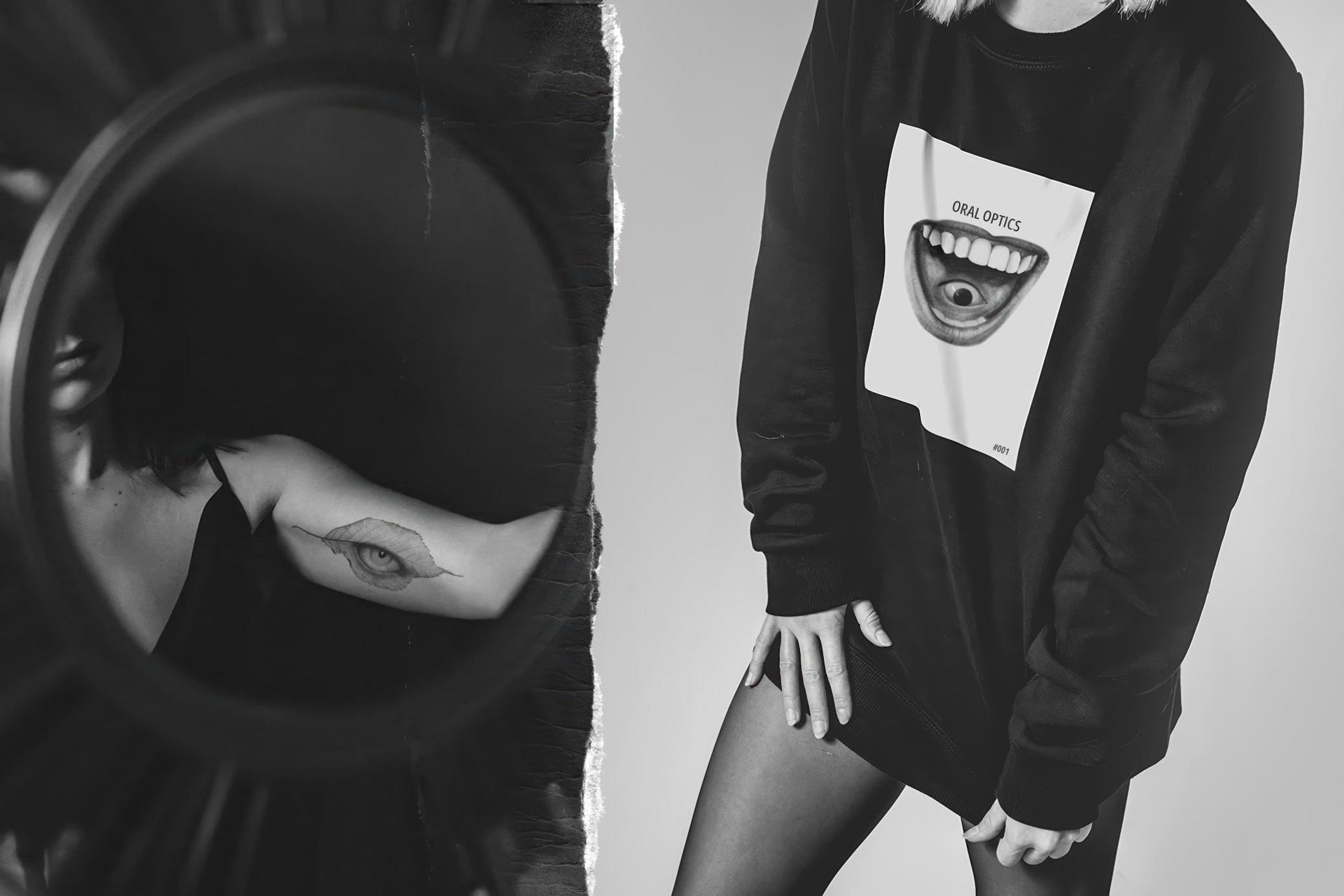 157款复古黑白恐怖迷幻眼睛纹身刺青插画潮流艺术png免抠拼贴图片素材Mindrift. Psychedelic Illustrations 图片素材 sucaiwan.com