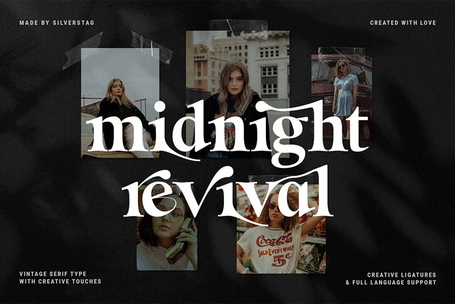 英文字体:复古八十年代优雅品牌邀请函电影标题设计衬线字体 Eighties Nostalgia Font , 第6张-素材湾丨精选海外优质设计素材资源 英文字体:复古八十年代优雅品牌邀请函电影标题设计衬线字体 Eighties Nostalgia Font , sucaiwan.com