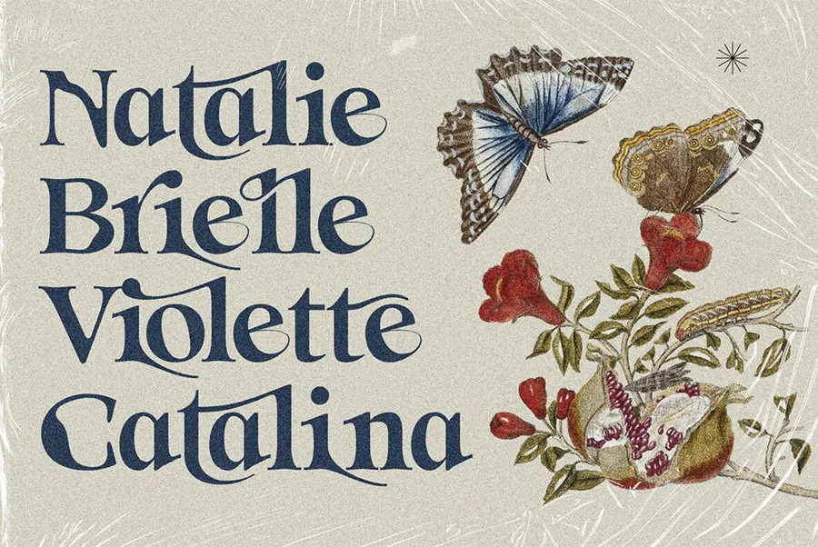 英文字体:复古八十年代优雅品牌邀请函电影标题设计衬线字体 Eighties Nostalgia Font , 第13张-素材湾丨精选海外优质设计素材资源 英文字体:复古八十年代优雅品牌邀请函电影标题设计衬线字体 Eighties Nostalgia Font , sucaiwan.com