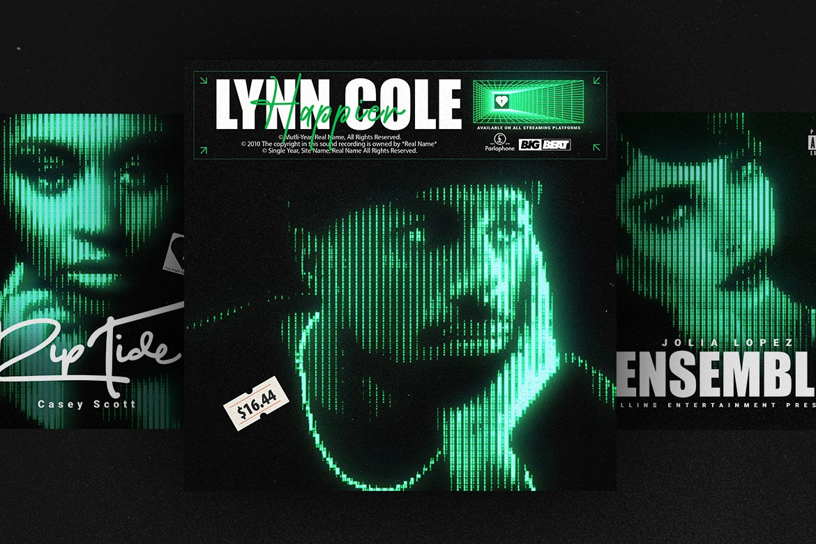 6款复古时尚CRT效果专辑封面Photoshop设计样机模板(PSD) Album Covers with CRT Effects 图片素材 第1张-素材湾丨精选海外优质设计素材资源 6款复古时尚CRT效果专辑封面Photoshop设计样机模板(PSD) Album Covers with CRT Effects 图片素材 sucaiwan.com