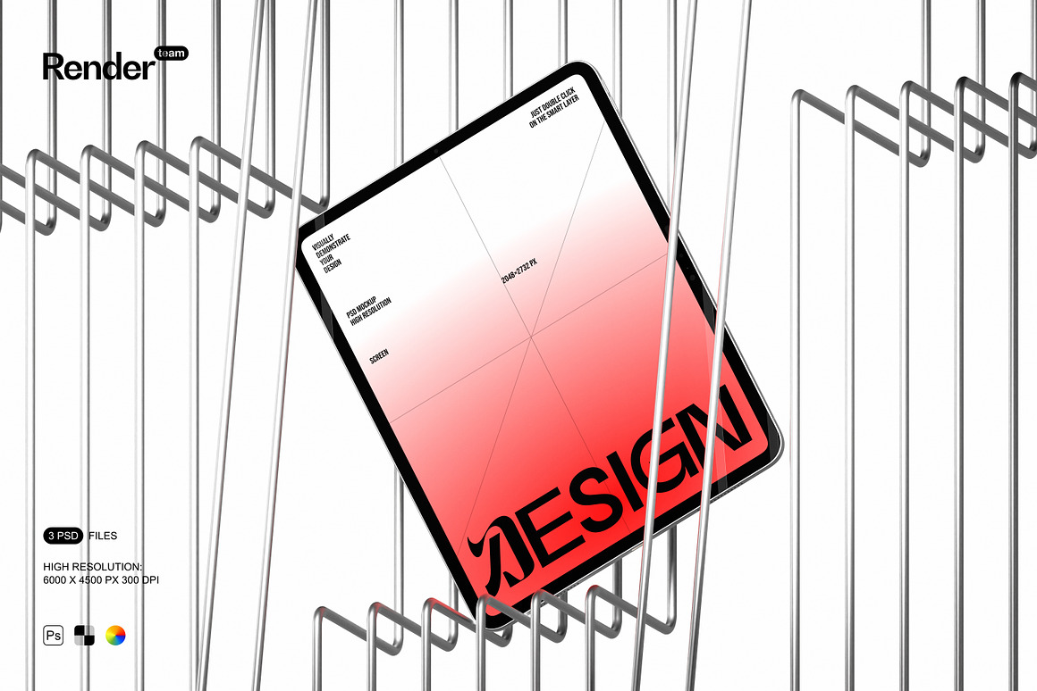 高级场景UI界面设计苹果iPad展示贴图效果图PSD样机模板素材iPad Mockup Set 样机素材 sucaiwan.com