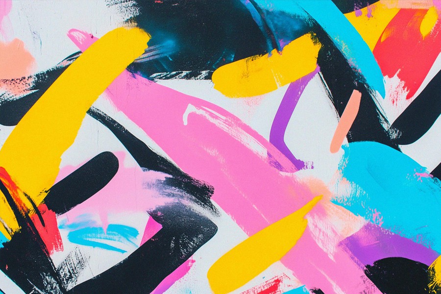 潮流多彩涂鸦喷漆线条纹理抽象艺术JPG高清背景图片设计素材Abstract Graffiti Textures 图片素材 sucaiwan.com