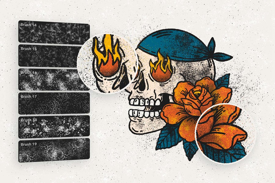 20款复古做旧划痕颗粒裂纹斑点艺术绘画效果Affinity画笔笔刷素材Grunge Stamp Affinity Brushes 笔刷资源 第6张-素材湾丨精选海外优质设计素材资源 20款复古做旧划痕颗粒裂纹斑点艺术绘画效果Affinity画笔笔刷素材Grunge Stamp Affinity Brushes 笔刷资源 sucaiwan.com