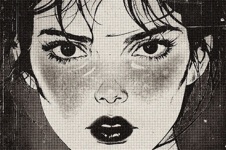 黑色复古半色调漫画照片效果ps特效滤镜样机 Halftone Comic Effect 插件预设 第2张-素材湾丨精选海外优质设计素材资源 黑色复古半色调漫画照片效果ps特效滤镜样机 Halftone Comic Effect 插件预设 sucaiwan.com