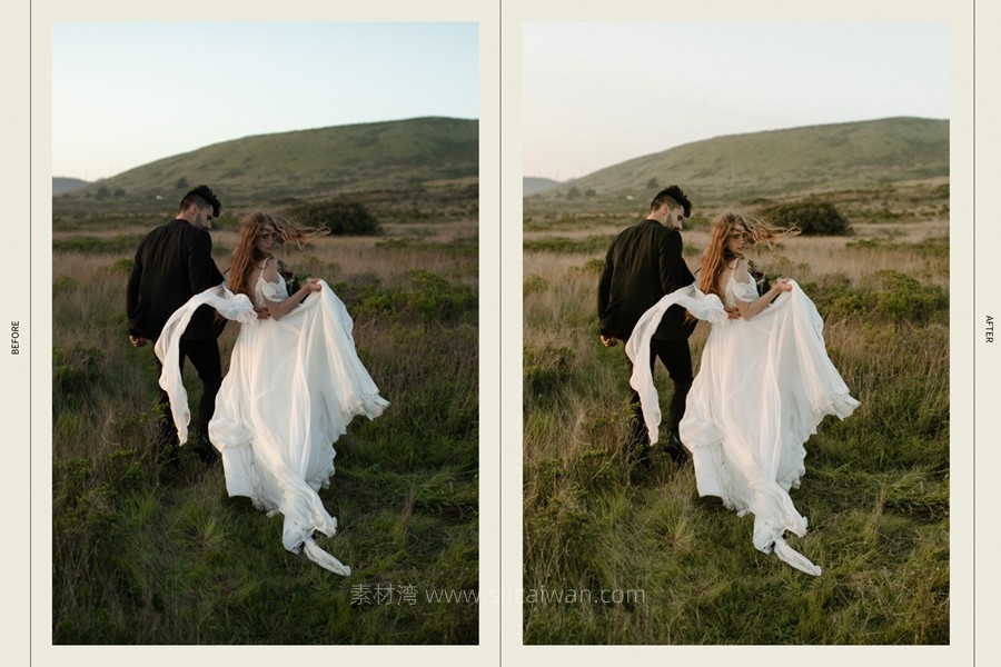 永恒温暖金色绿色黑白户外婚礼情侣摄影照片调色Lightroom预设Dawn Charles – DC Pack 3 Updated Version 插件预设 第3张-素材湾丨精选海外优质设计素材资源 永恒温暖金色绿色黑白户外婚礼情侣摄影照片调色Lightroom预设Dawn Charles – DC Pack 3 Updated Version 插件预设 sucaiwan.com