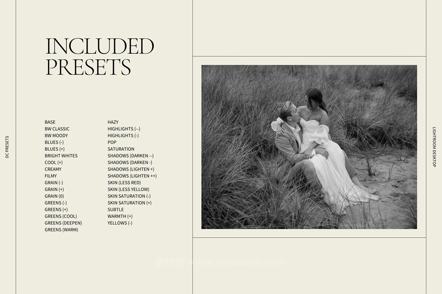 永恒温暖金色绿色黑白户外婚礼情侣摄影照片调色Lightroom预设Dawn Charles – DC Pack 3 Updated Version 插件预设 第8张-素材湾丨精选海外优质设计素材资源 永恒温暖金色绿色黑白户外婚礼情侣摄影照片调色Lightroom预设Dawn Charles – DC Pack 3 Updated Version 插件预设 sucaiwan.com