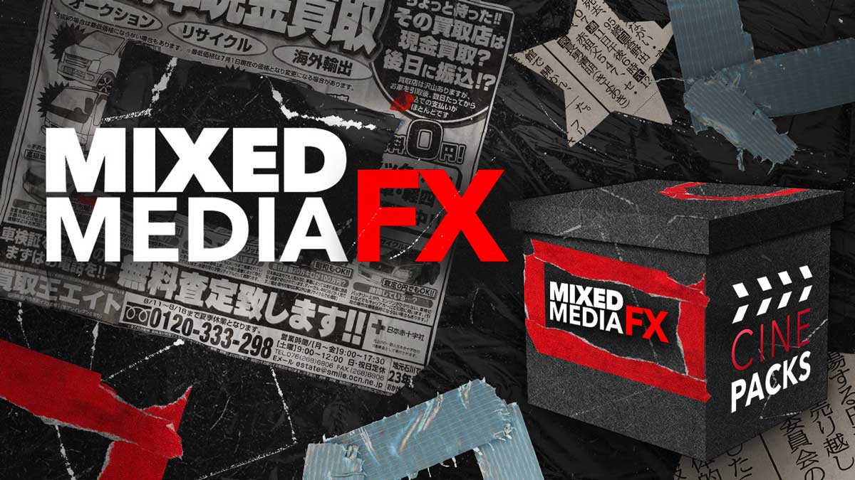 Cinepacks - Mixed Media FX 全新创意级嘻哈风格混合媒体报纸、磁带、塑料、胶片帧转场叠加纹理视频素材 , 第1张-素材湾丨精选海外优质设计素材资源 Cinepacks - Mixed Media FX 全新创意级嘻哈风格混合媒体报纸、磁带、塑料、胶片帧转场叠加纹理视频素材 , sucaiwan.com
