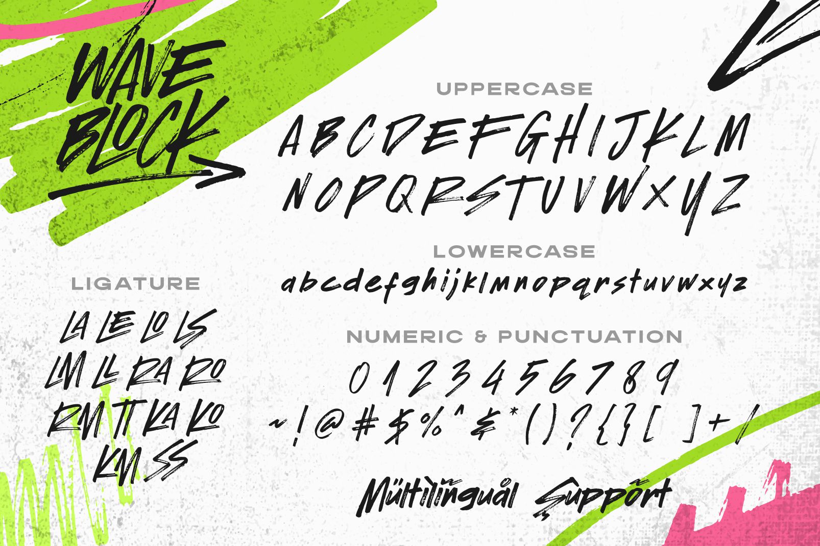 时尚海报包装服装徽标设计手写英文字体安装包 Wave Block 设计素材 第7张-素材湾丨精选海外优质设计素材资源 时尚海报包装服装徽标设计手写英文字体安装包 Wave Block 设计素材 sucaiwan.com