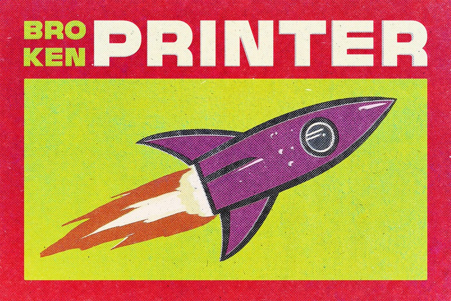 复古半色调老式打印复印照片效果ps特效滤镜样机 Broken Printer Design Effect 插件预设 第1张-素材湾丨精选海外优质设计素材资源 复古半色调老式打印复印照片效果ps特效滤镜样机 Broken Printer Design Effect 插件预设 sucaiwan.com