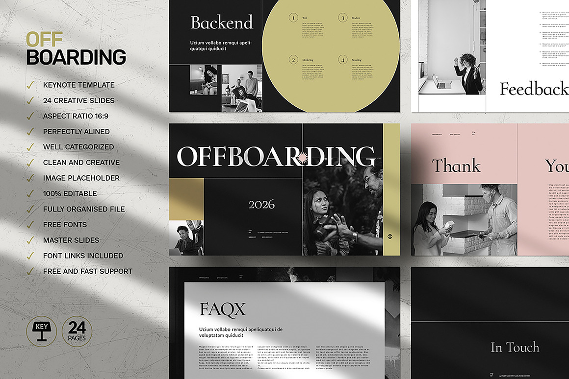 应聘求职简历主题演示文稿设计keynote模版 Offboarding Keynote Template 幻灯图表 第2张-素材湾丨精选海外优质设计素材资源 应聘求职简历主题演示文稿设计keynote模版 Offboarding Keynote Template 幻灯图表 sucaiwan.com